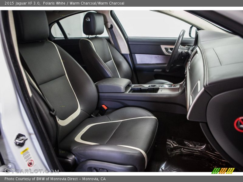 Polaris White / Warm Charcoal/Warm Charcoal 2015 Jaguar XF 3.0