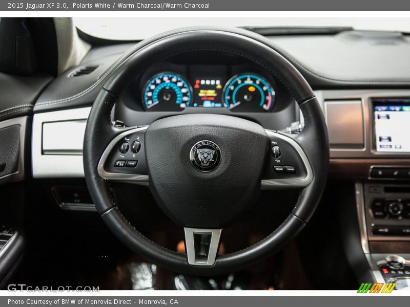 Polaris White / Warm Charcoal/Warm Charcoal 2015 Jaguar XF 3.0