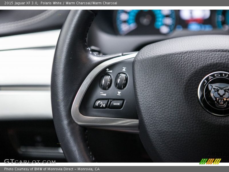 Polaris White / Warm Charcoal/Warm Charcoal 2015 Jaguar XF 3.0
