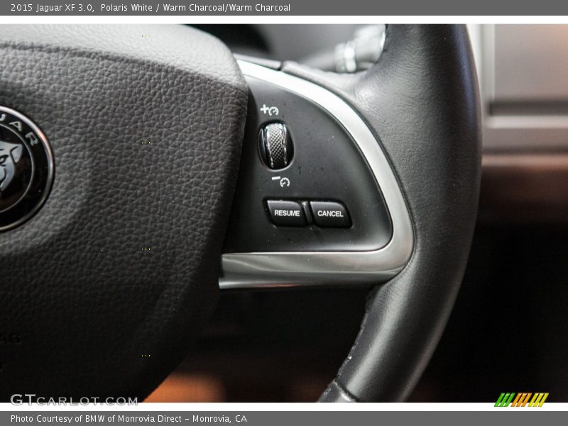 Polaris White / Warm Charcoal/Warm Charcoal 2015 Jaguar XF 3.0