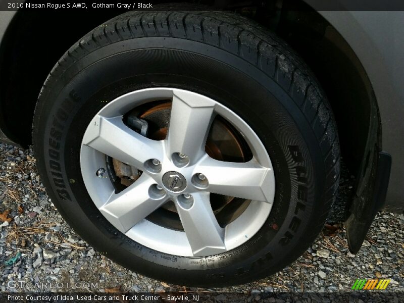 Gotham Gray / Black 2010 Nissan Rogue S AWD