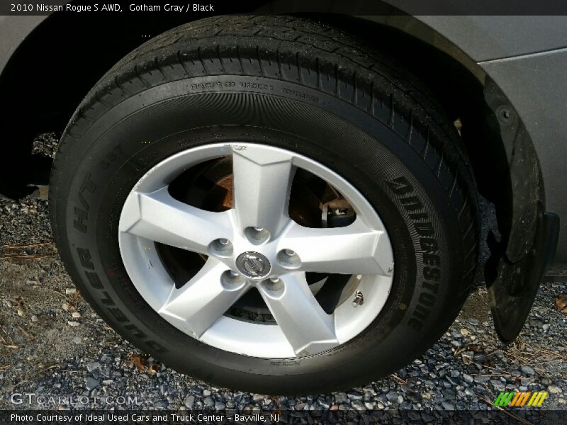 Gotham Gray / Black 2010 Nissan Rogue S AWD