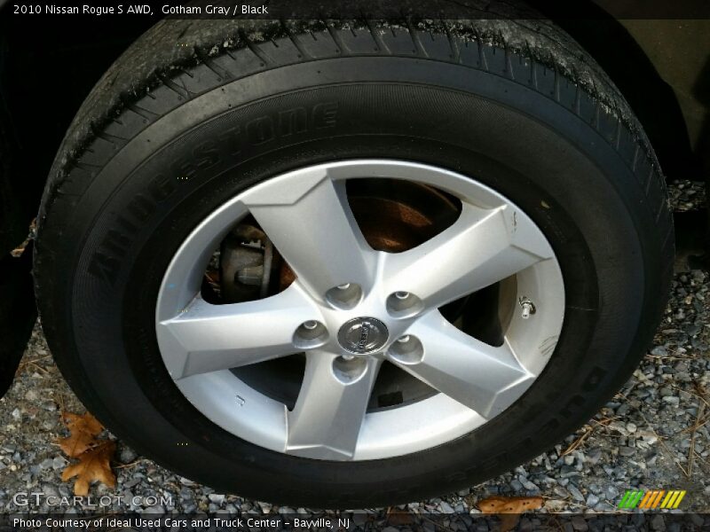 Gotham Gray / Black 2010 Nissan Rogue S AWD