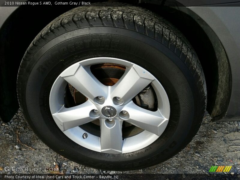 Gotham Gray / Black 2010 Nissan Rogue S AWD