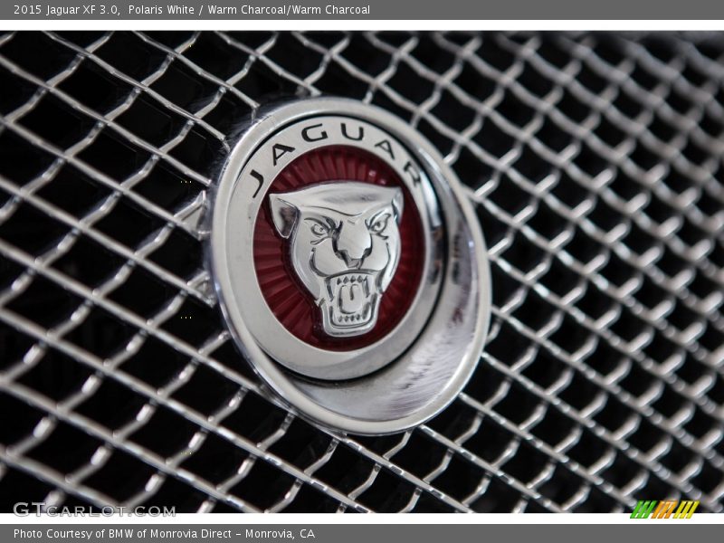 Polaris White / Warm Charcoal/Warm Charcoal 2015 Jaguar XF 3.0