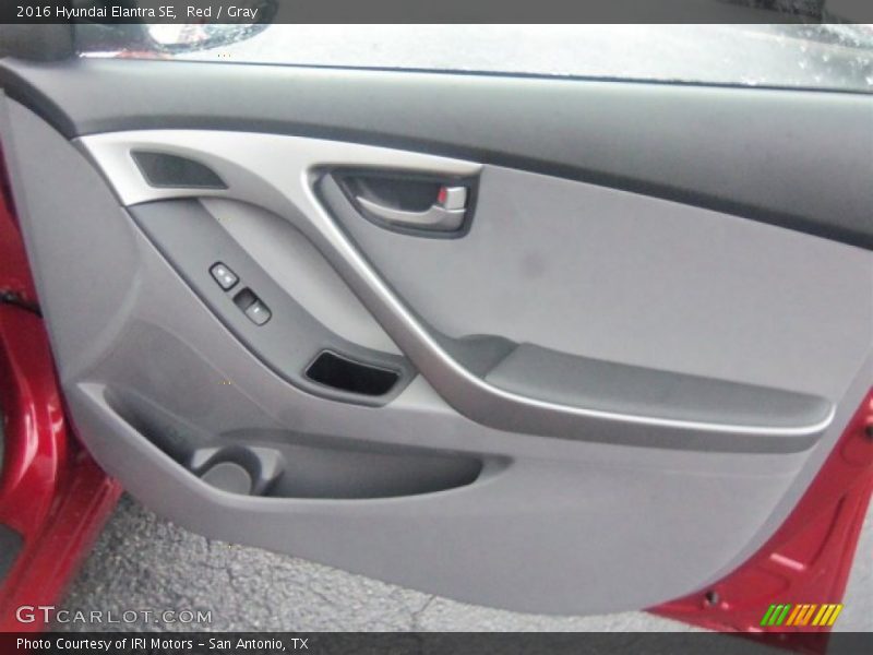Red / Gray 2016 Hyundai Elantra SE