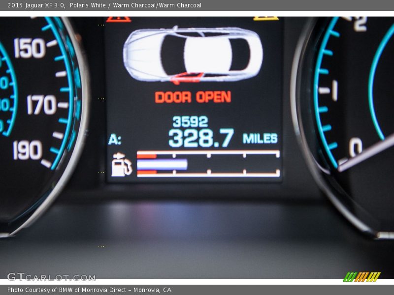 Polaris White / Warm Charcoal/Warm Charcoal 2015 Jaguar XF 3.0