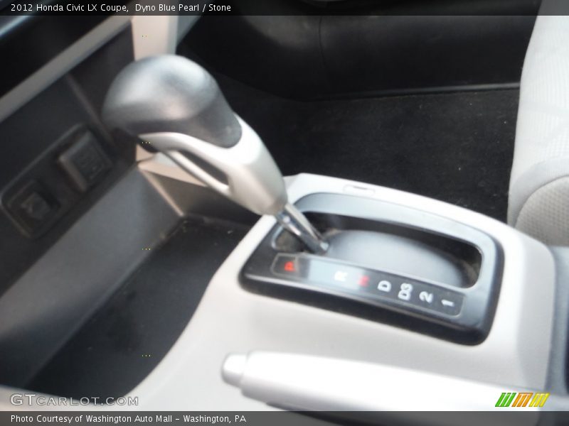 Dyno Blue Pearl / Stone 2012 Honda Civic LX Coupe