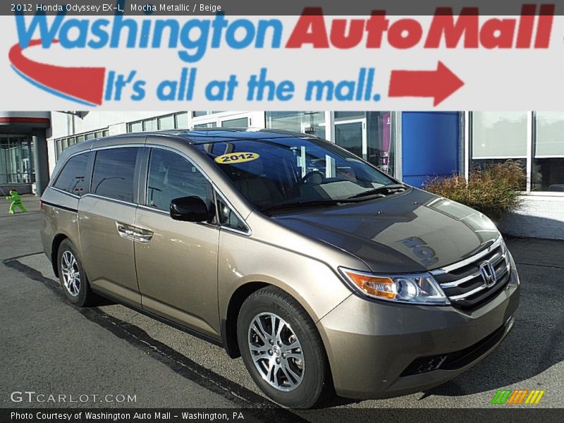 Mocha Metallic / Beige 2012 Honda Odyssey EX-L