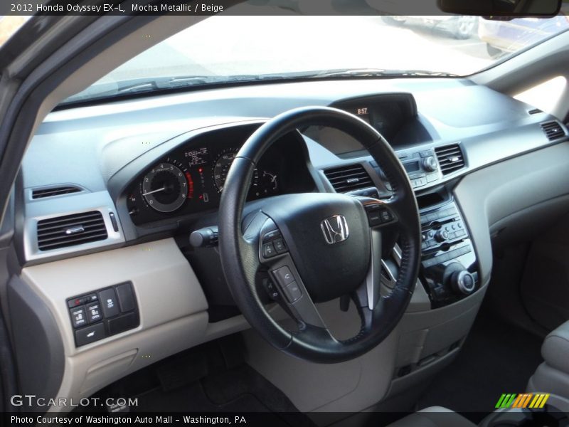 Mocha Metallic / Beige 2012 Honda Odyssey EX-L