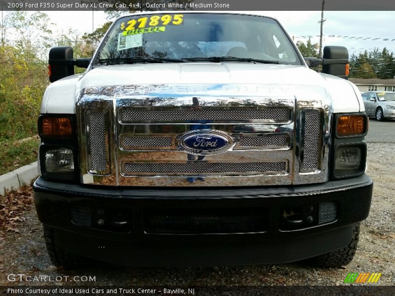 Oxford White / Medium Stone 2009 Ford F350 Super Duty XL Crew Cab 4x4