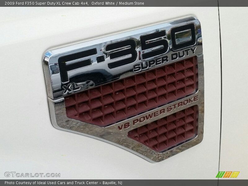 Oxford White / Medium Stone 2009 Ford F350 Super Duty XL Crew Cab 4x4
