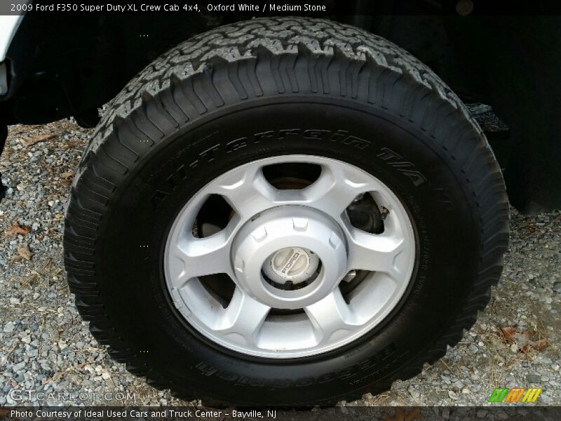 Oxford White / Medium Stone 2009 Ford F350 Super Duty XL Crew Cab 4x4