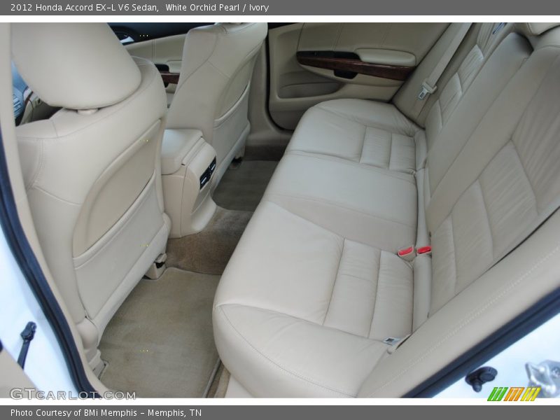 White Orchid Pearl / Ivory 2012 Honda Accord EX-L V6 Sedan