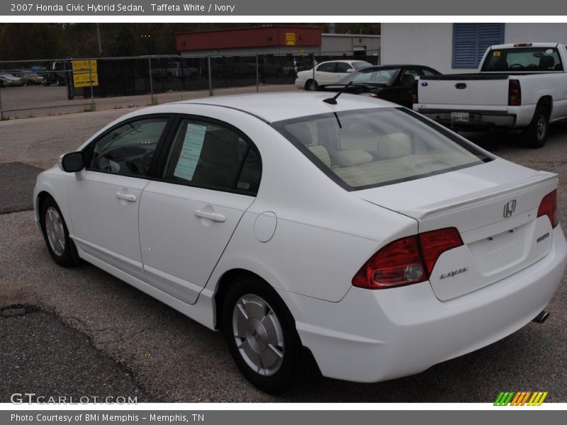 Taffeta White / Ivory 2007 Honda Civic Hybrid Sedan