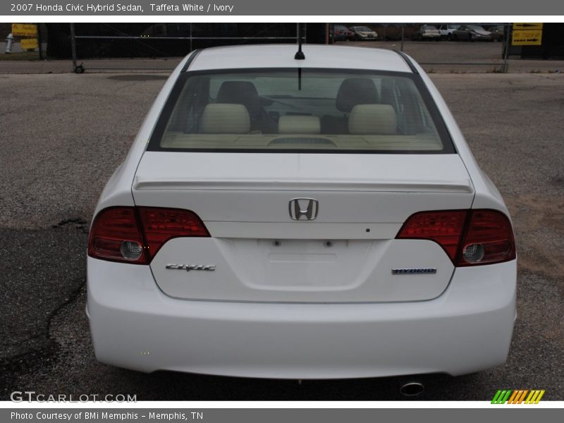 Taffeta White / Ivory 2007 Honda Civic Hybrid Sedan