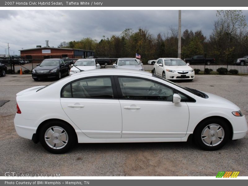 Taffeta White / Ivory 2007 Honda Civic Hybrid Sedan