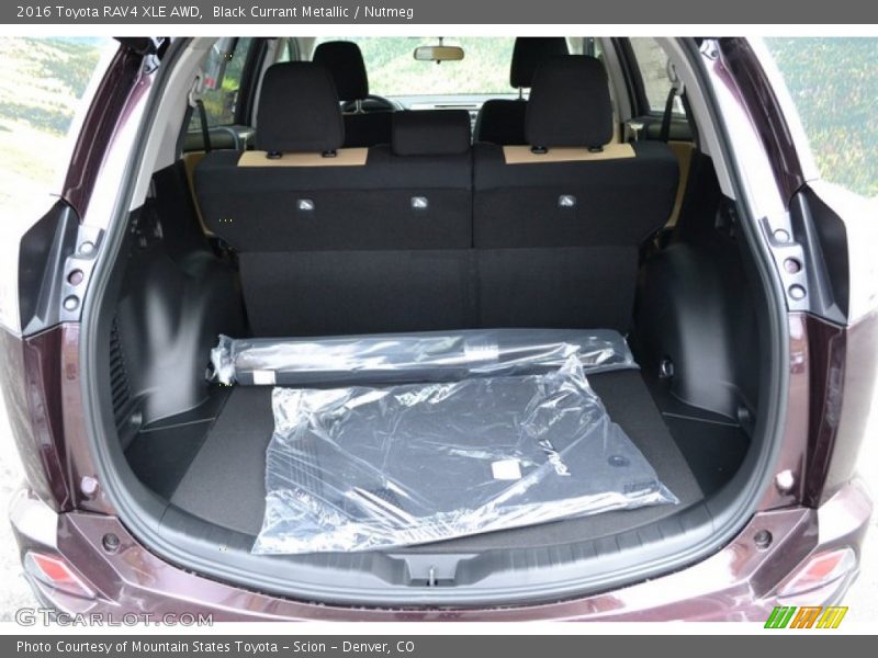 Black Currant Metallic / Nutmeg 2016 Toyota RAV4 XLE AWD