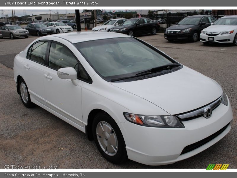 Taffeta White / Ivory 2007 Honda Civic Hybrid Sedan