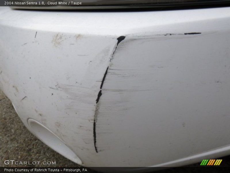 Cloud White / Taupe 2004 Nissan Sentra 1.8