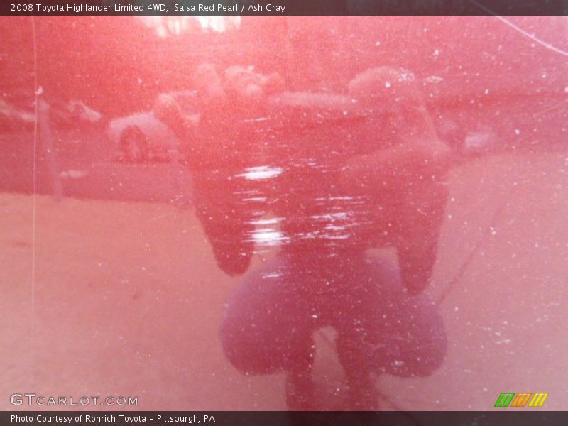Salsa Red Pearl / Ash Gray 2008 Toyota Highlander Limited 4WD