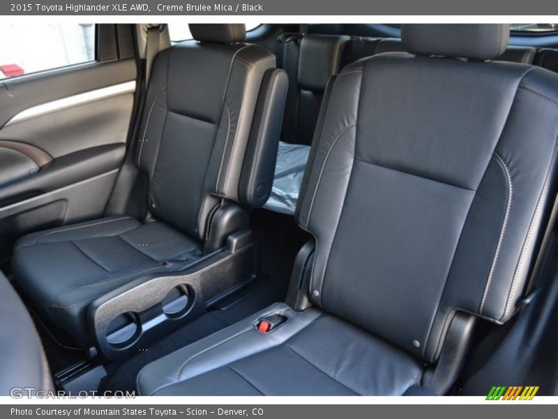 Creme Brulee Mica / Black 2015 Toyota Highlander XLE AWD