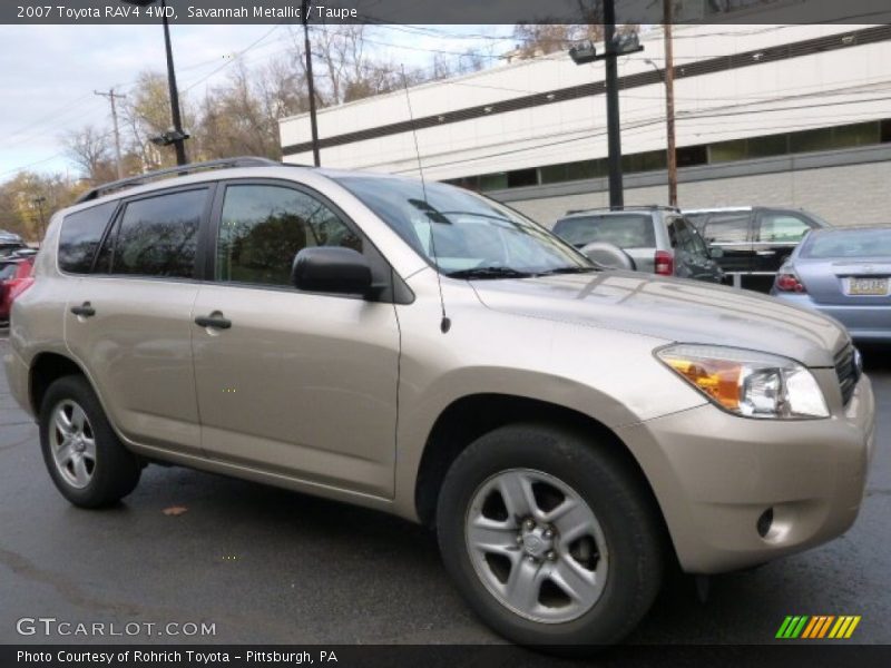 Savannah Metallic / Taupe 2007 Toyota RAV4 4WD