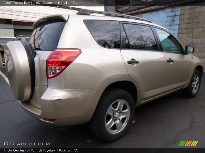 Savannah Metallic / Taupe 2007 Toyota RAV4 4WD