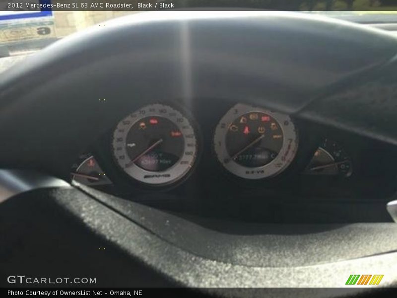 Black / Black 2012 Mercedes-Benz SL 63 AMG Roadster