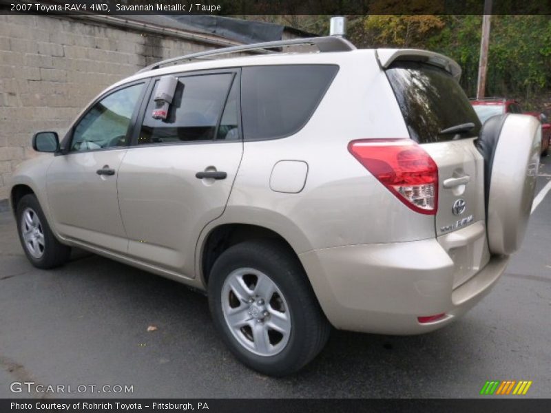 Savannah Metallic / Taupe 2007 Toyota RAV4 4WD