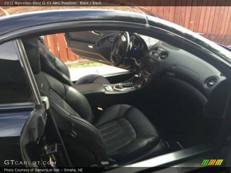 Black / Black 2012 Mercedes-Benz SL 63 AMG Roadster
