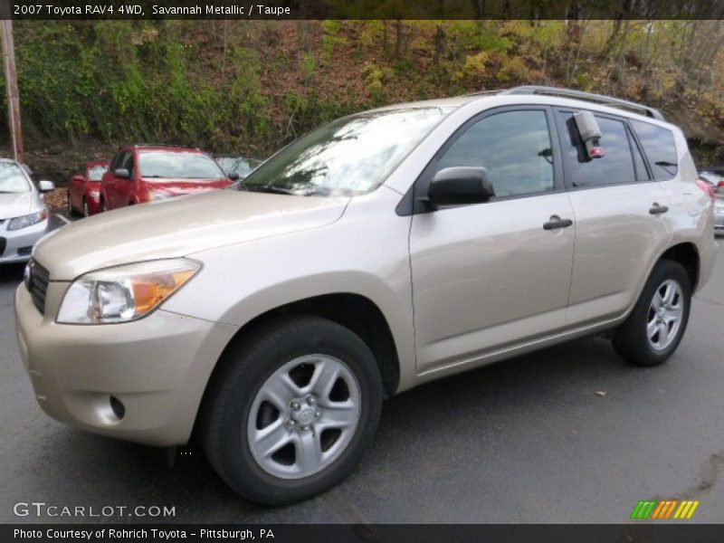 Savannah Metallic / Taupe 2007 Toyota RAV4 4WD