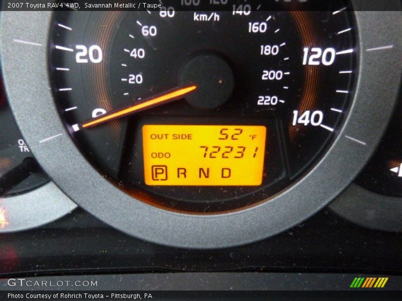 Savannah Metallic / Taupe 2007 Toyota RAV4 4WD