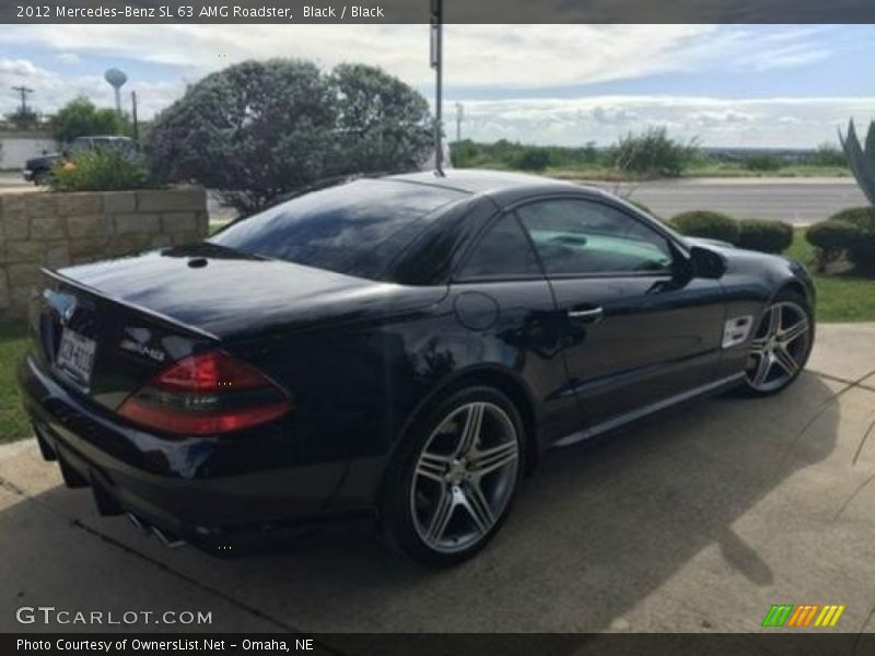 Black / Black 2012 Mercedes-Benz SL 63 AMG Roadster