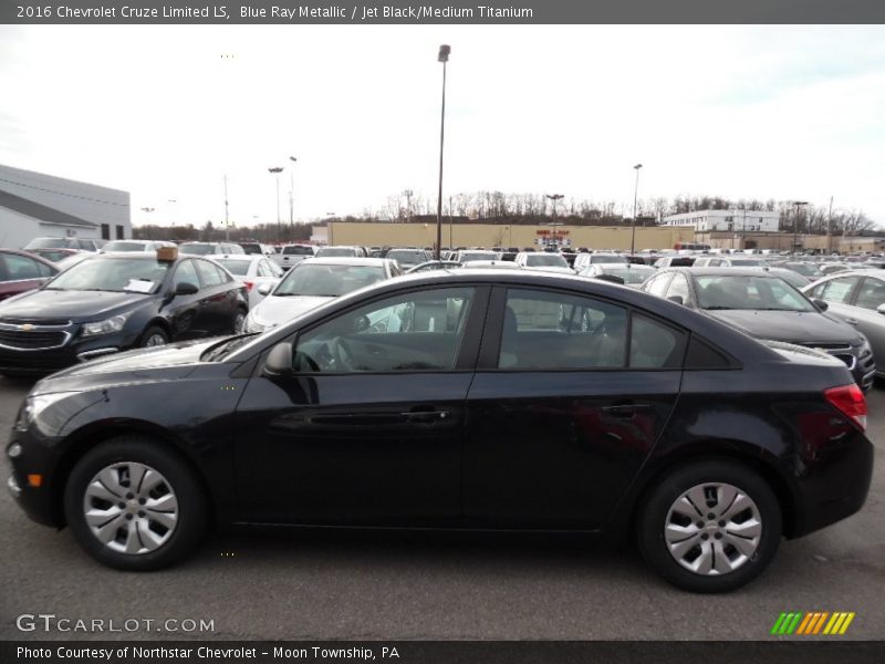 Blue Ray Metallic / Jet Black/Medium Titanium 2016 Chevrolet Cruze Limited LS