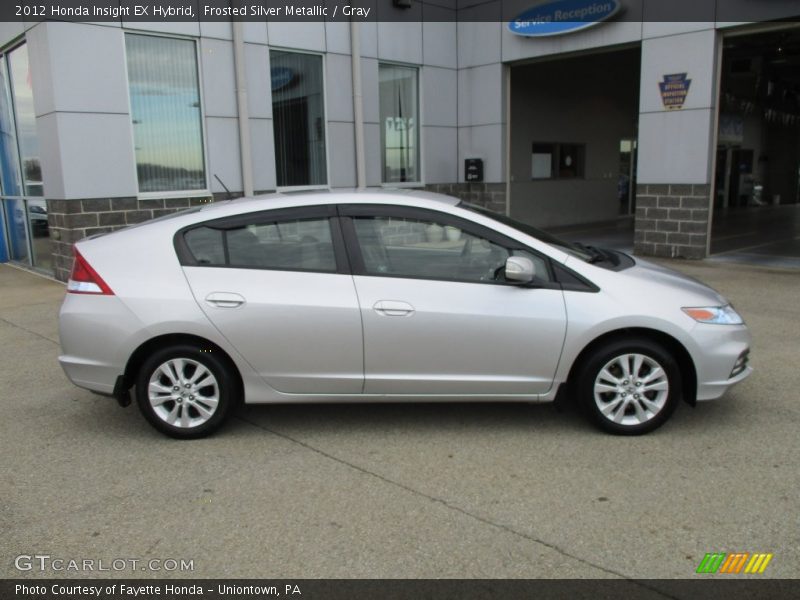 Frosted Silver Metallic / Gray 2012 Honda Insight EX Hybrid