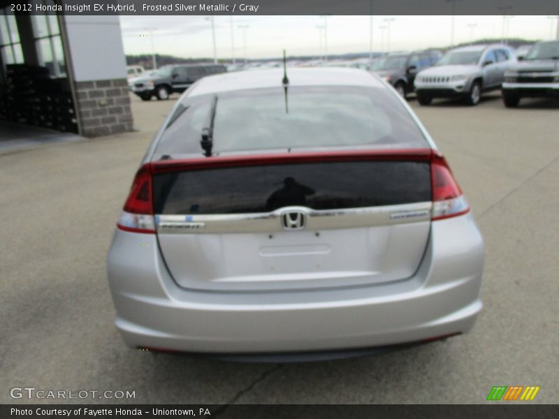 Frosted Silver Metallic / Gray 2012 Honda Insight EX Hybrid