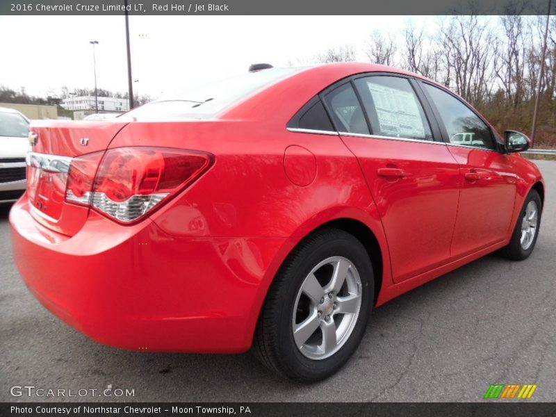 Red Hot / Jet Black 2016 Chevrolet Cruze Limited LT