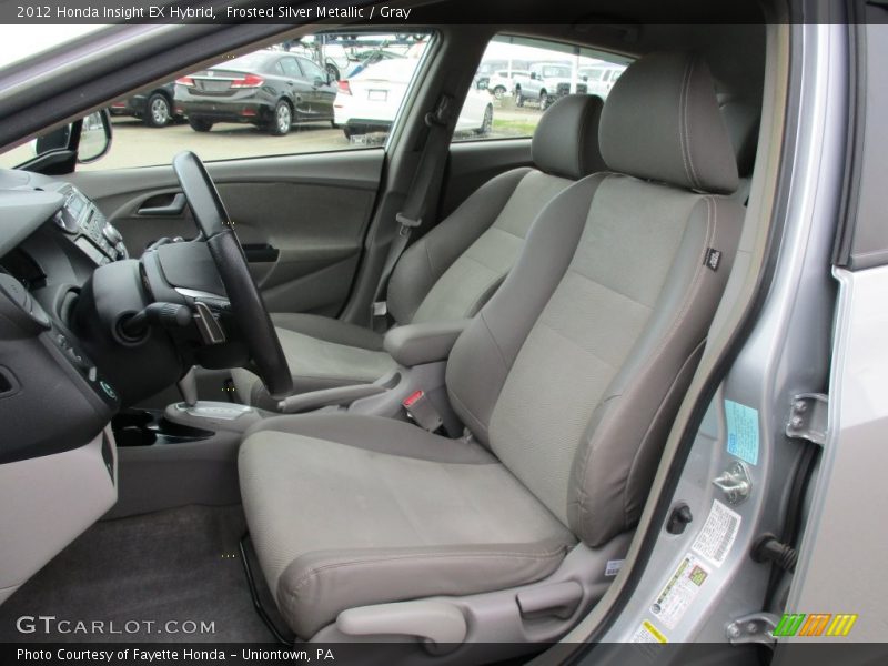 Frosted Silver Metallic / Gray 2012 Honda Insight EX Hybrid