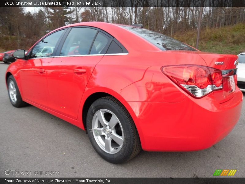 Red Hot / Jet Black 2016 Chevrolet Cruze Limited LT