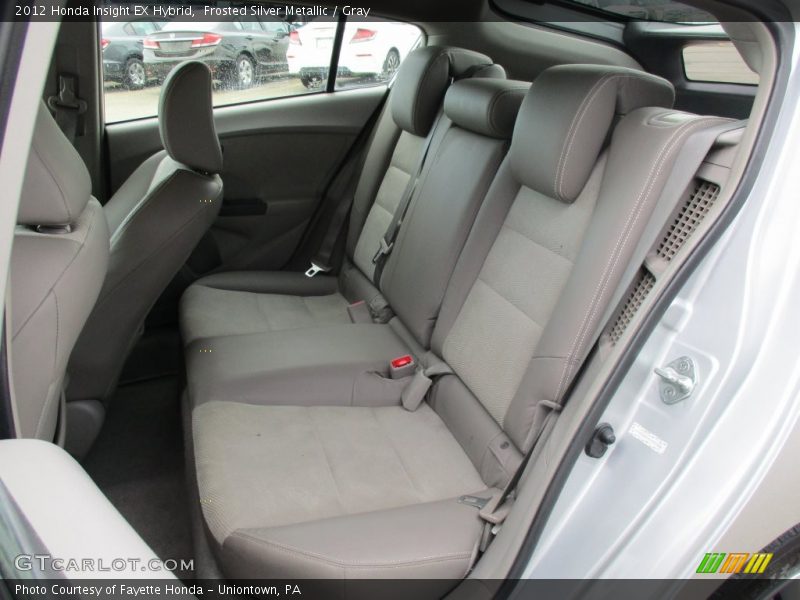 Frosted Silver Metallic / Gray 2012 Honda Insight EX Hybrid