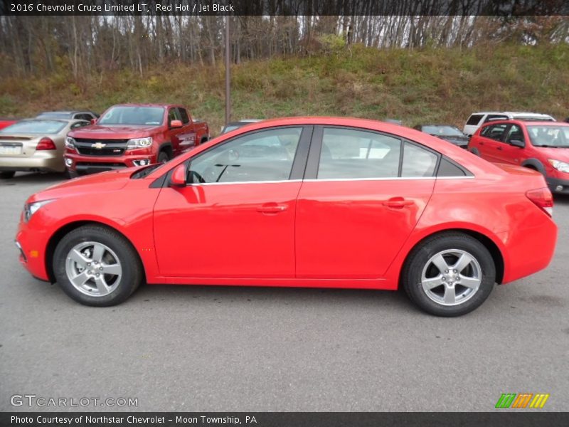 Red Hot / Jet Black 2016 Chevrolet Cruze Limited LT