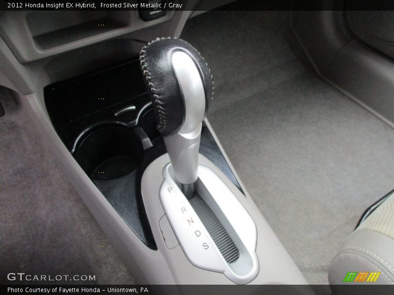 Frosted Silver Metallic / Gray 2012 Honda Insight EX Hybrid