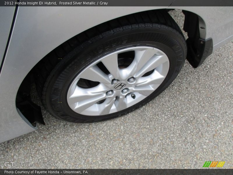 Frosted Silver Metallic / Gray 2012 Honda Insight EX Hybrid