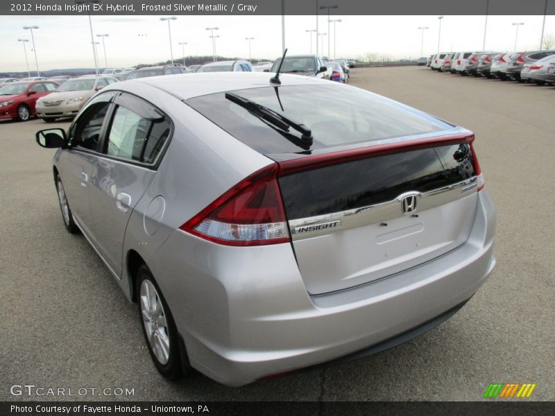 Frosted Silver Metallic / Gray 2012 Honda Insight EX Hybrid