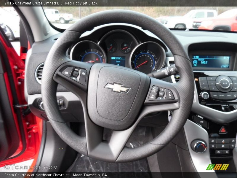 Red Hot / Jet Black 2016 Chevrolet Cruze Limited LT