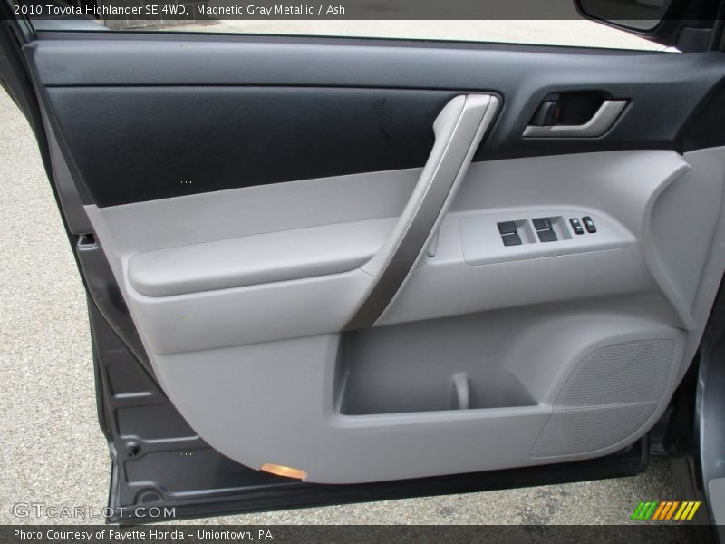 Magnetic Gray Metallic / Ash 2010 Toyota Highlander SE 4WD