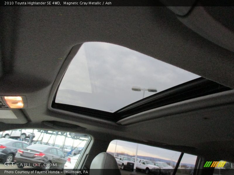 Magnetic Gray Metallic / Ash 2010 Toyota Highlander SE 4WD
