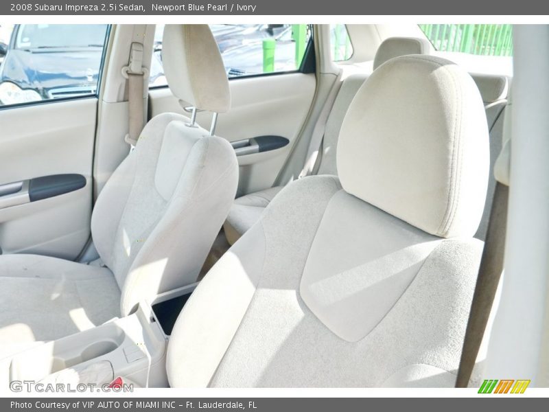 Newport Blue Pearl / Ivory 2008 Subaru Impreza 2.5i Sedan
