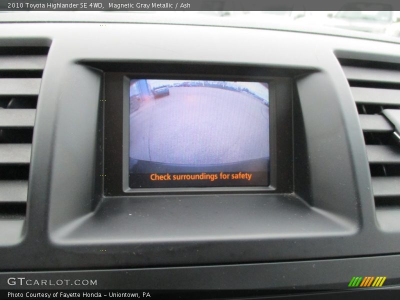 Magnetic Gray Metallic / Ash 2010 Toyota Highlander SE 4WD
